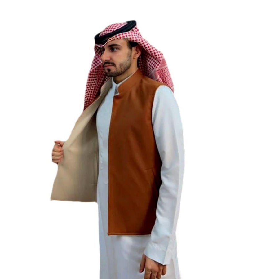 سديري رجالي دبل فيس شتوي صوف كشميري