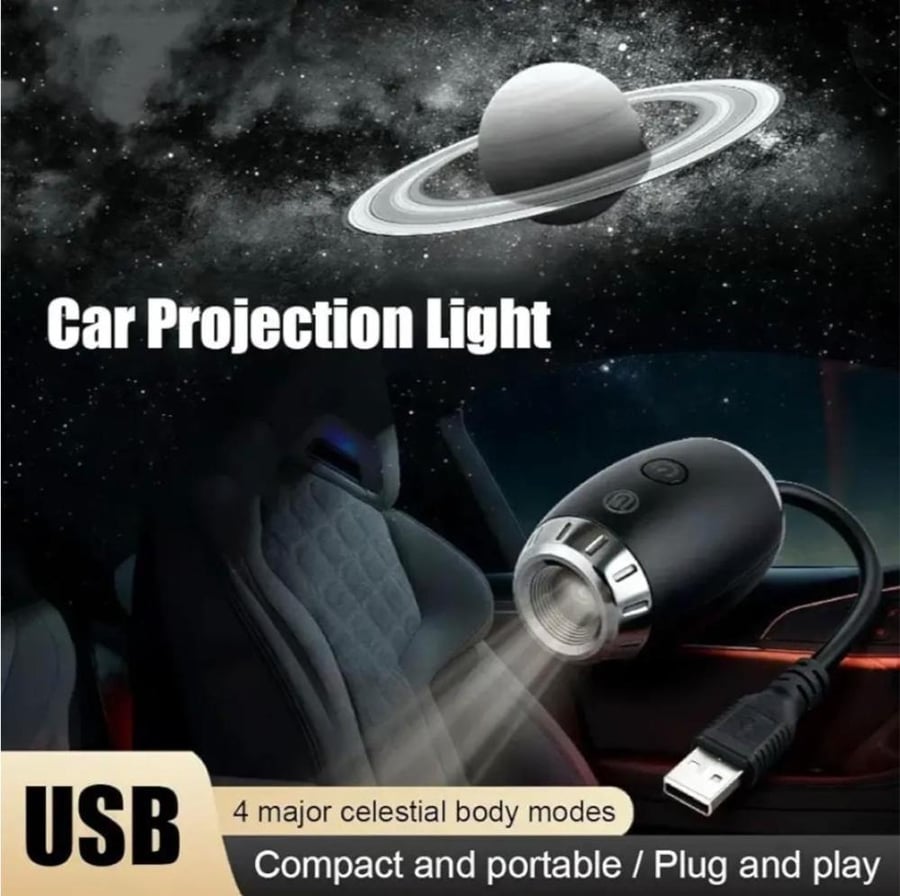 جهاز عرض القمر والنجوم للسيارة USB