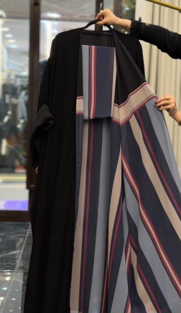 عباية شتوية دبل فيس