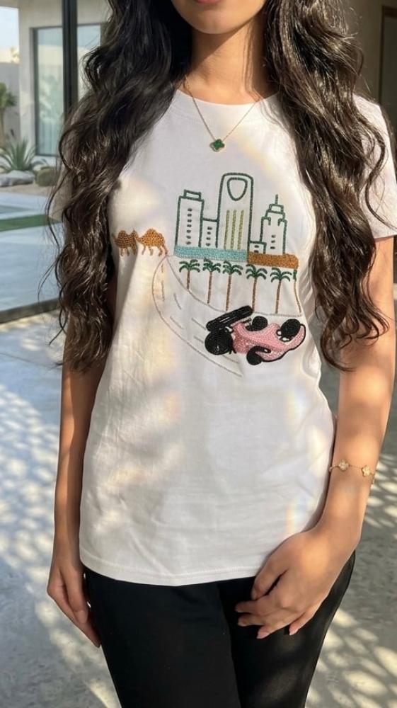 تيشيرت المملكة تصميم سعودي