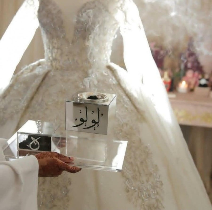 طقم مباخر مرايا بالاسم