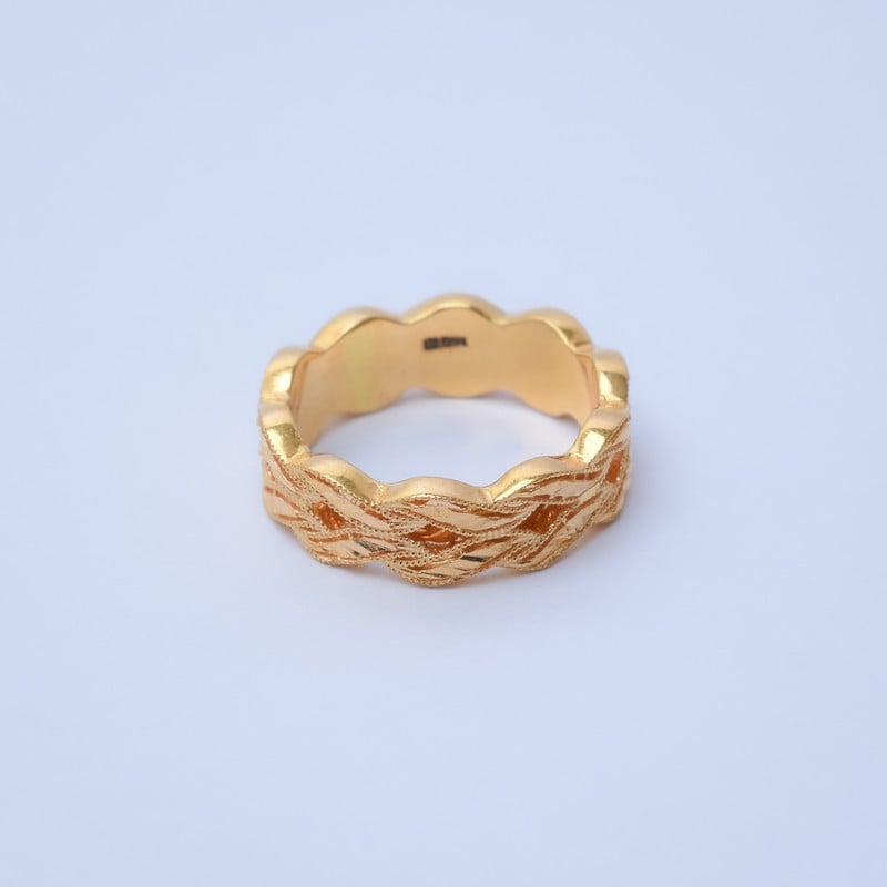 دبلة ذهب عيار 21