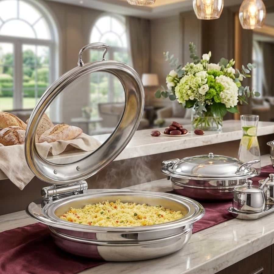 6.8L Stainless Steel Buffet Heater | Saif Home