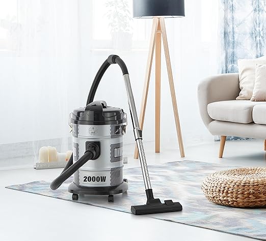 Barrel vacuum cleaner 21 liters - 2000 watts | Al Saif