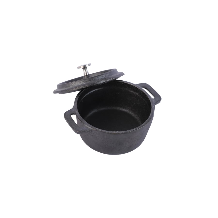 Iron pot with lid - 10 cm | Al Saif Home