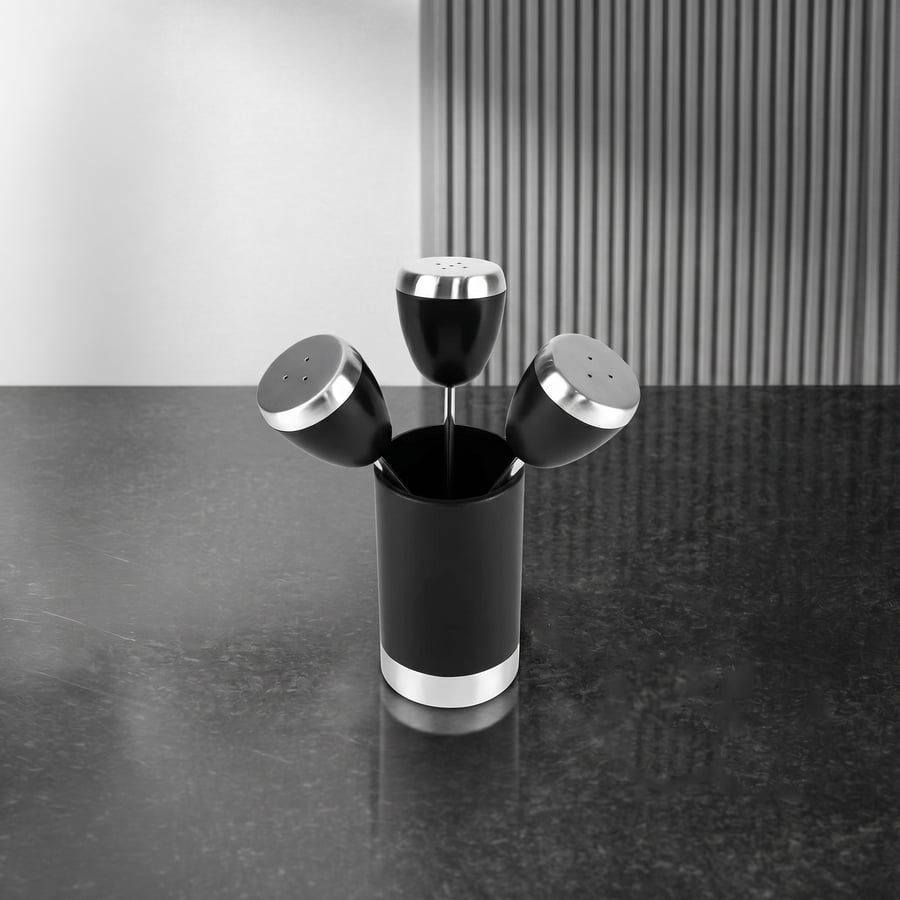 Steel salt shaker set - Saif Home