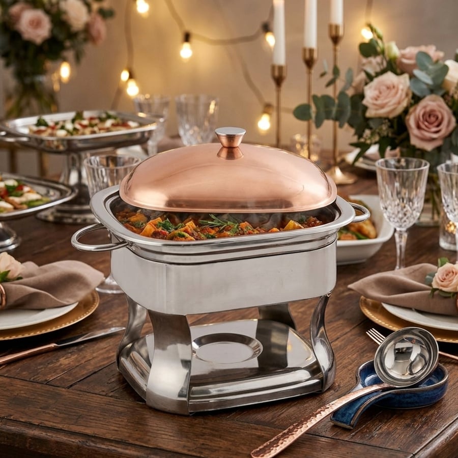 1.5L Steel Buffet Warmer | Saif Home