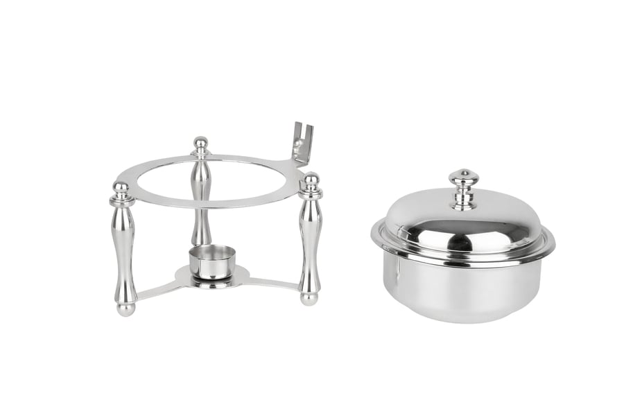 Luxury round buffet heater - Al Saif Home
