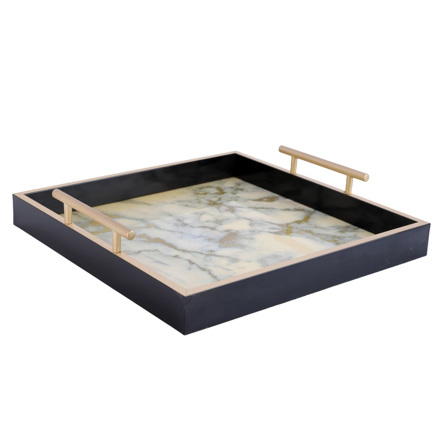 Square wooden tray | 30 cm