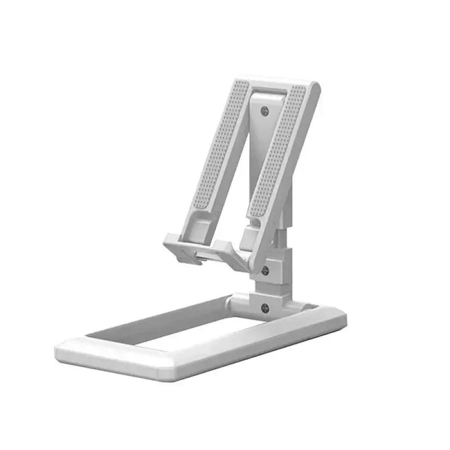 Foldable desktop phone holder