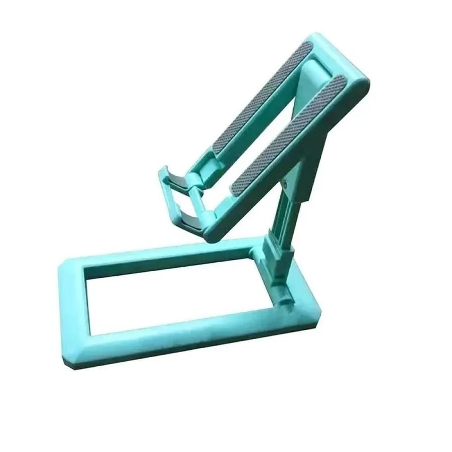Foldable desktop phone holder