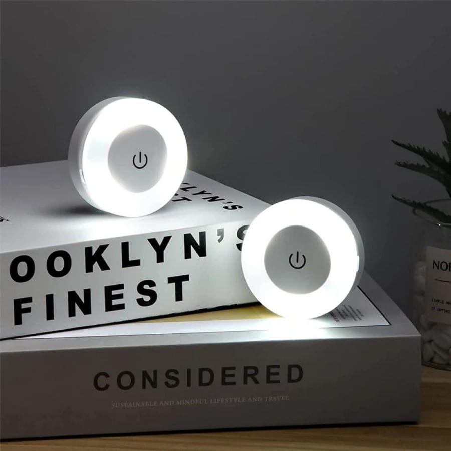 Round portable night lamp