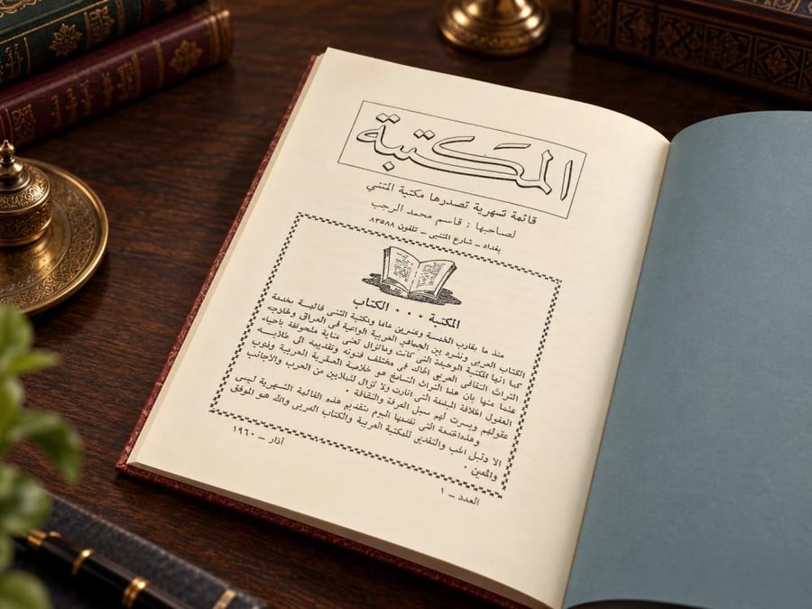 مجلة المكتبة | موسوعة الكتب والكتّاب والتراث العربي