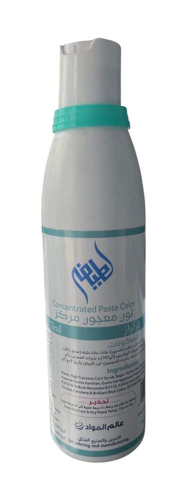 Color of Emirati concentrated paste turquoise