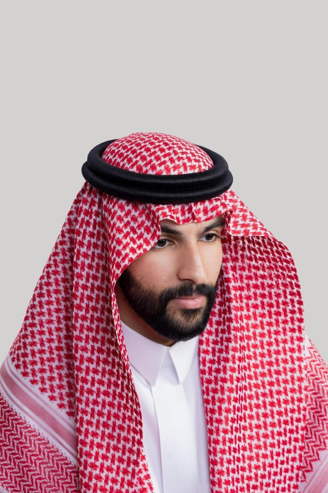 شماغ هوية اصالة احمر غامق