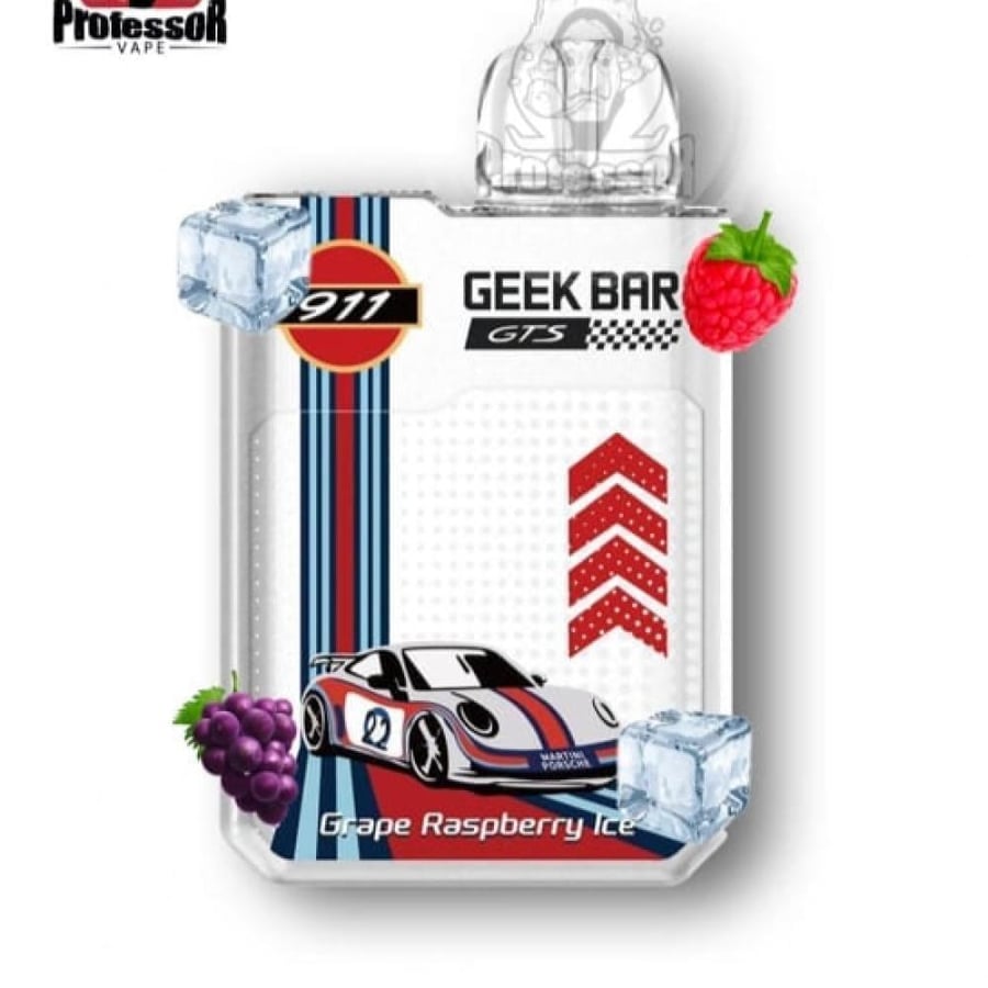 جيك بار فيب 18000 سحبة عنب رازبيري ايس GEEK BAR 18000 PUFFS GRAPE RASP