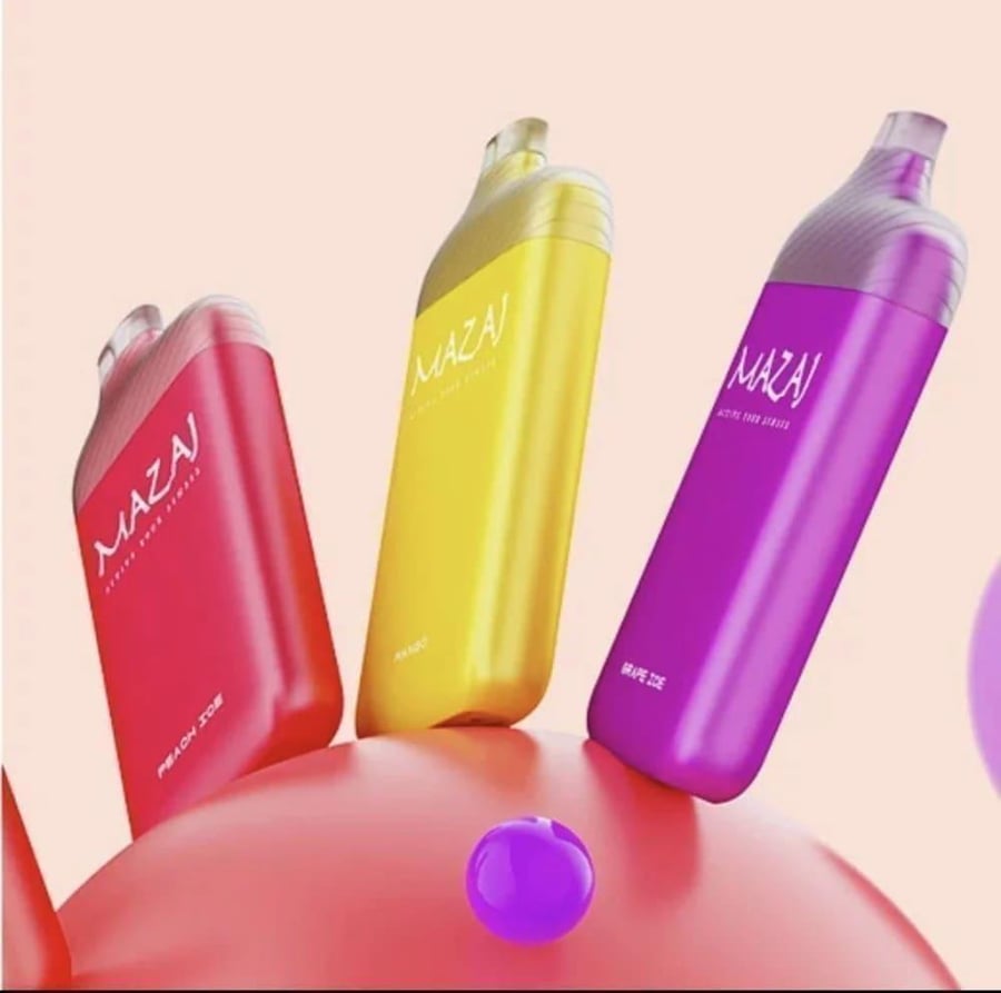 سحبة مزاج سليم 5500 سحبة باشن فروت MAZAJ SLIM 5500 PUFFS PASSIONFRUIT