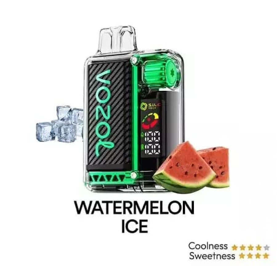 سحبة فوزول 20000 سحبة بطيخ ايس VOZOL Bar 20000 Puffs Disposable WATERM