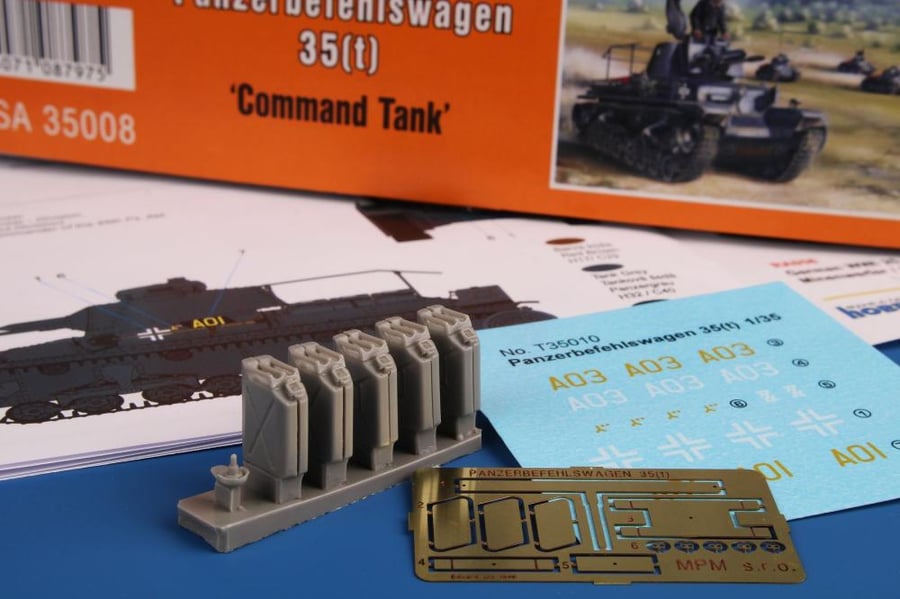 SPECIAL ARMOUR PANZERBEFEHLSWAGEN 35T Tank Model 1/35 Scale
