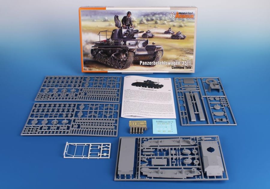 SPECIAL ARMOUR PANZERBEFEHLSWAGEN 35T Tank Model 1/35 Scale