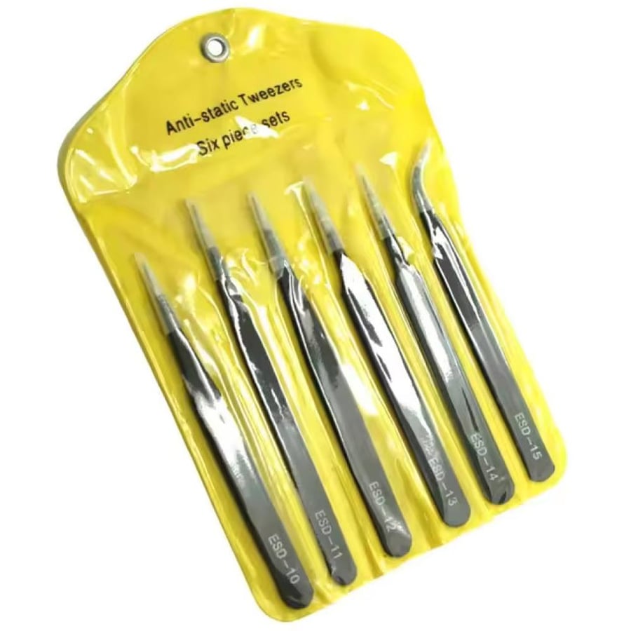 Tweezers Set (6 Pieces)