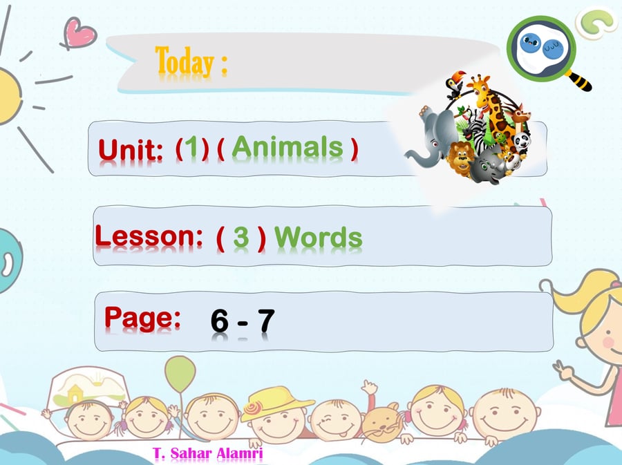 We Can1 U1 L3 Animals