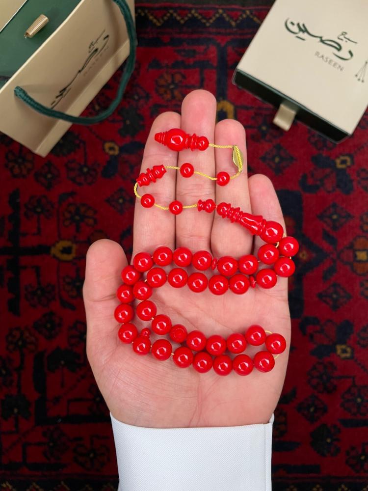 سبحة بولينق جديد لون أحمر
