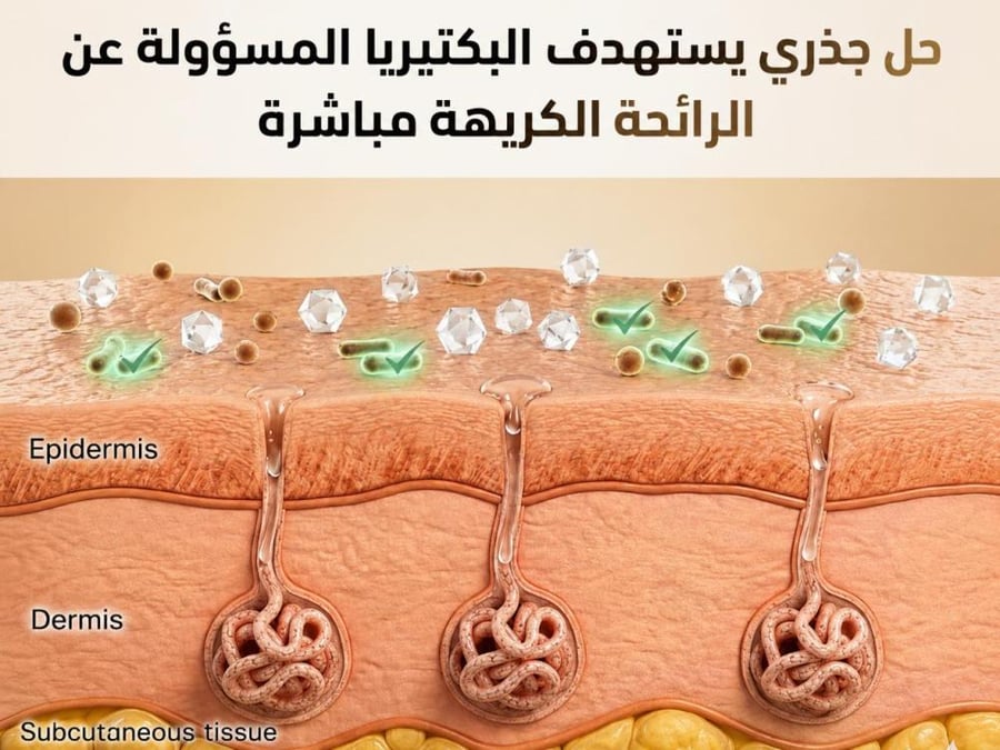 مزيل عرق صحي من صهيل