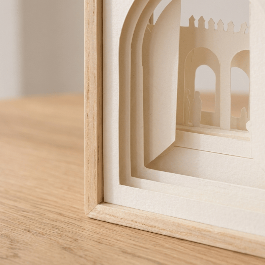 لوحة العمارة التقليدية