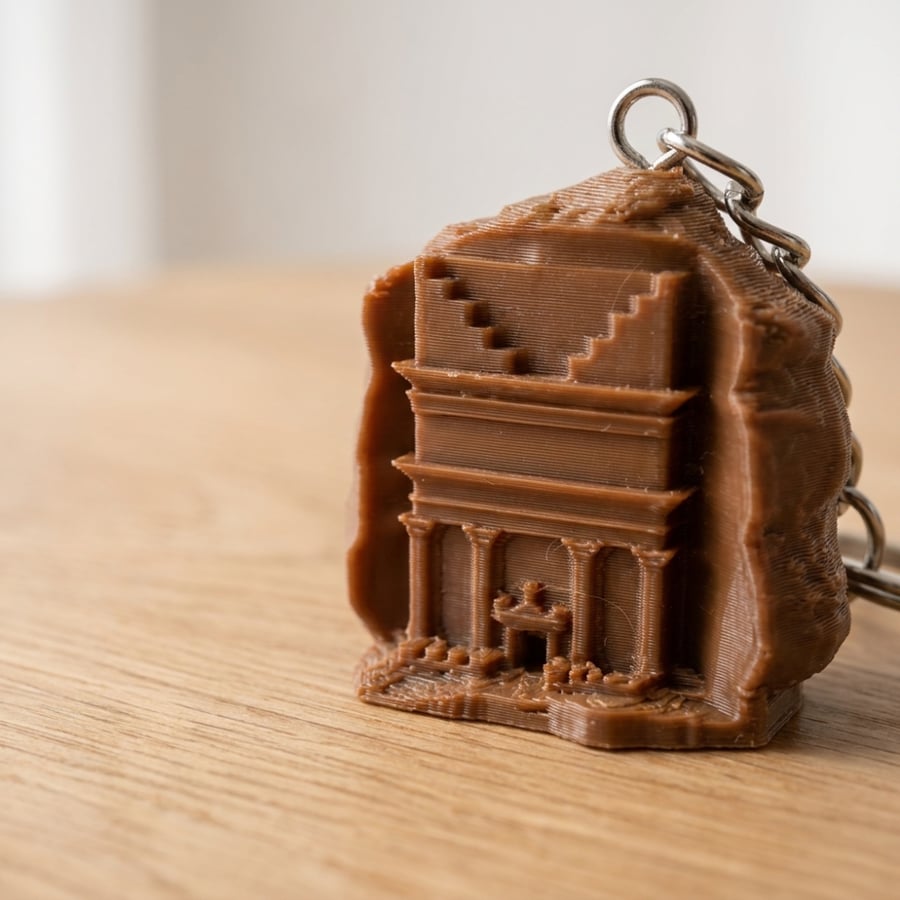 Qasr Al-Bint keychain