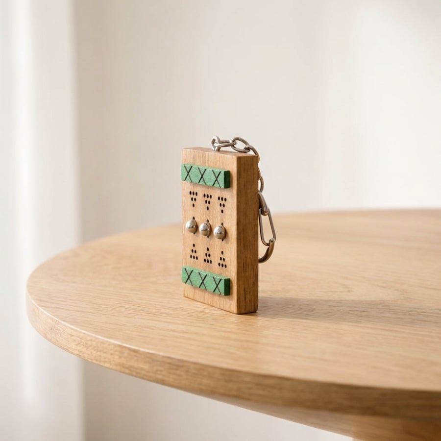 Diriyah Door Keychain in Green