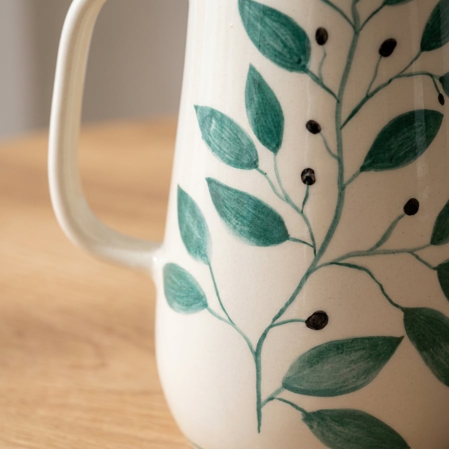 Ceramic Oil Vessel – Green