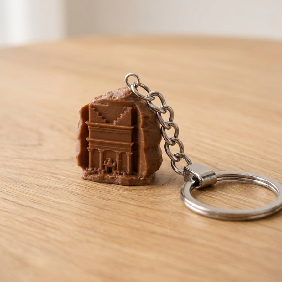 Qasr Al-Bint keychain