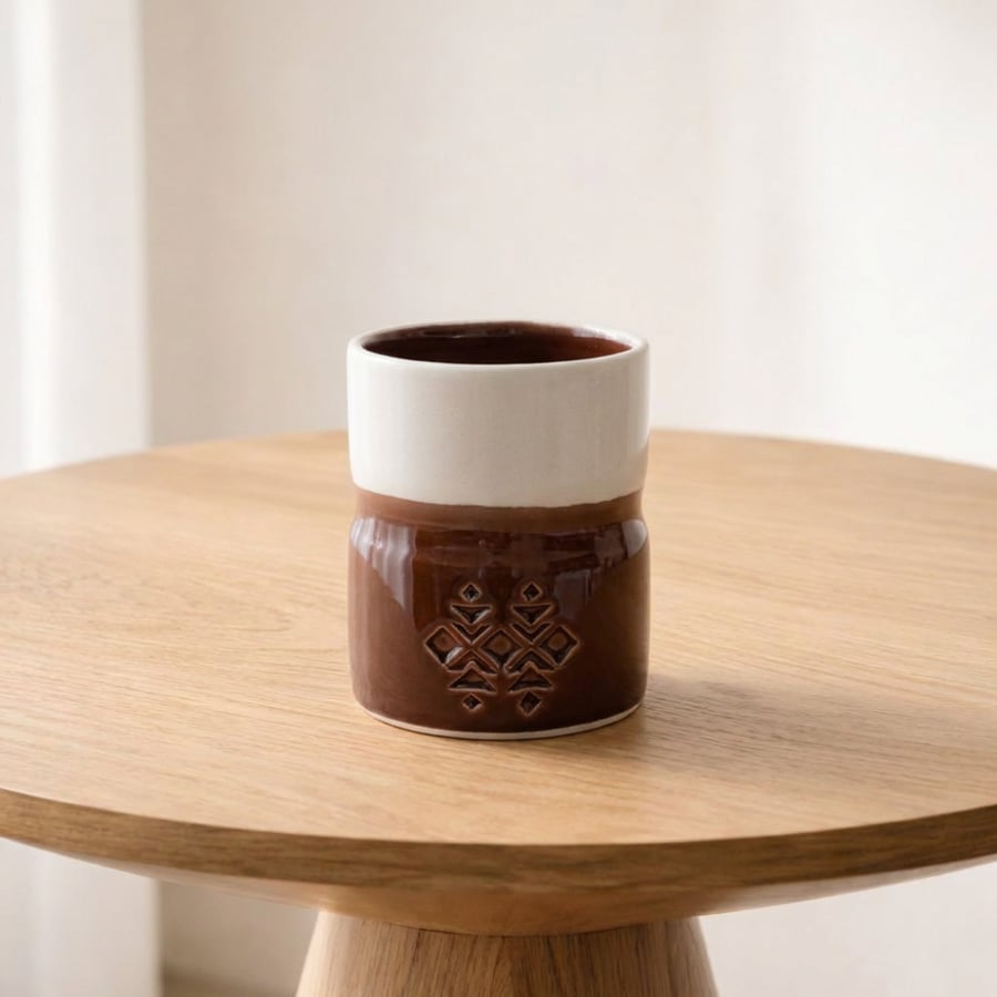 Najdi Coffee Cup – Burgundy