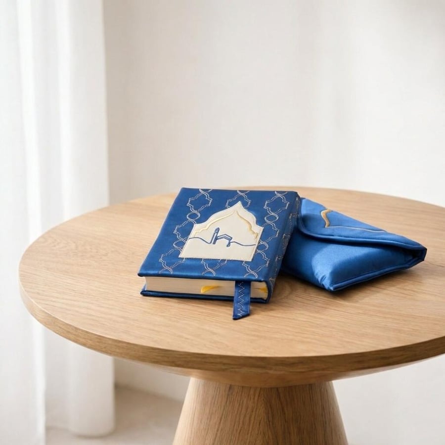Embroidered Quran Cover Set