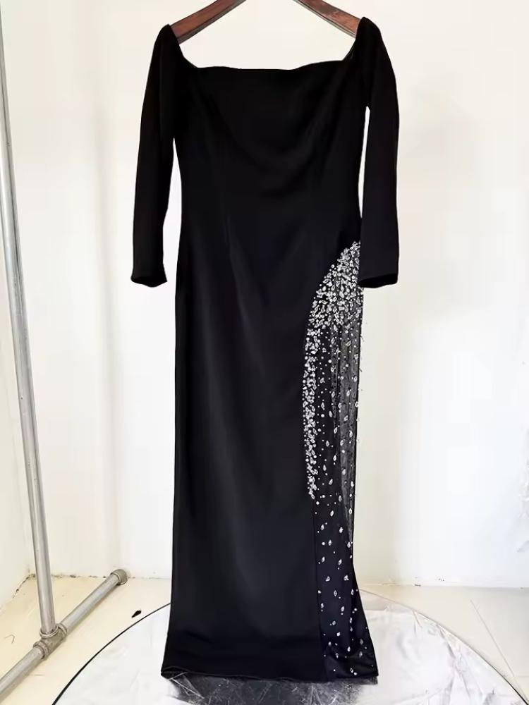 فستان سهرة اسود