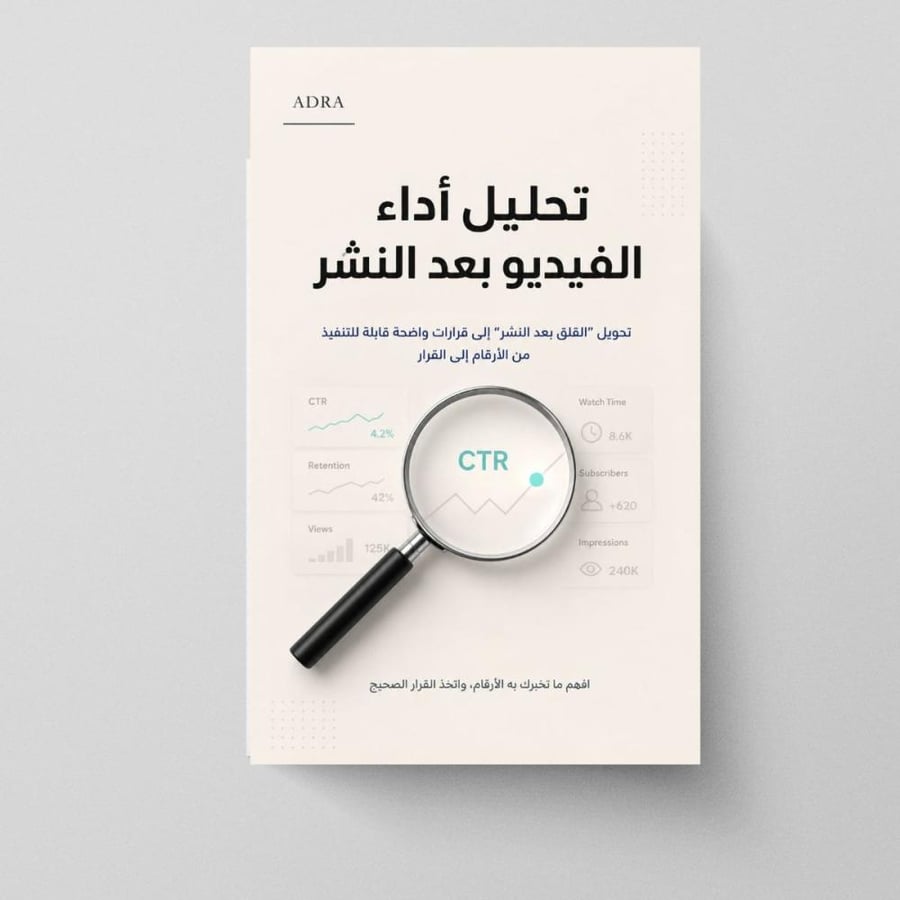تحليل أداء الفيديو بعد النشر