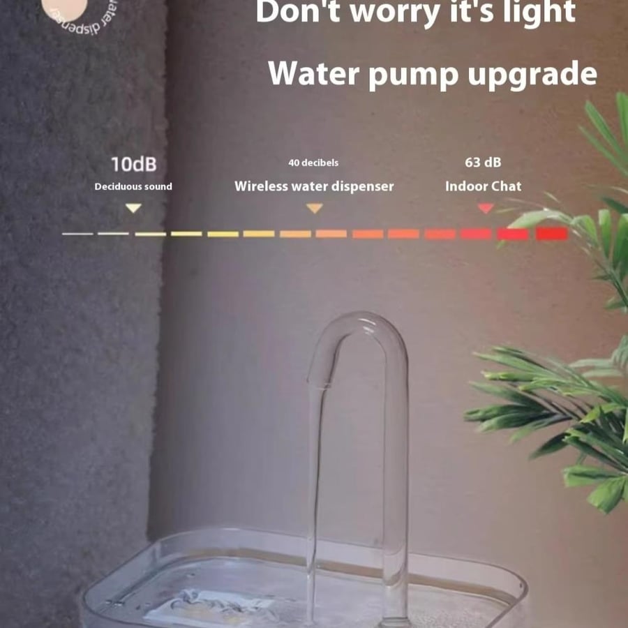 موزع مياه للقطط 1.5 لترater dispenser with 1.5L capacity and PP material 35