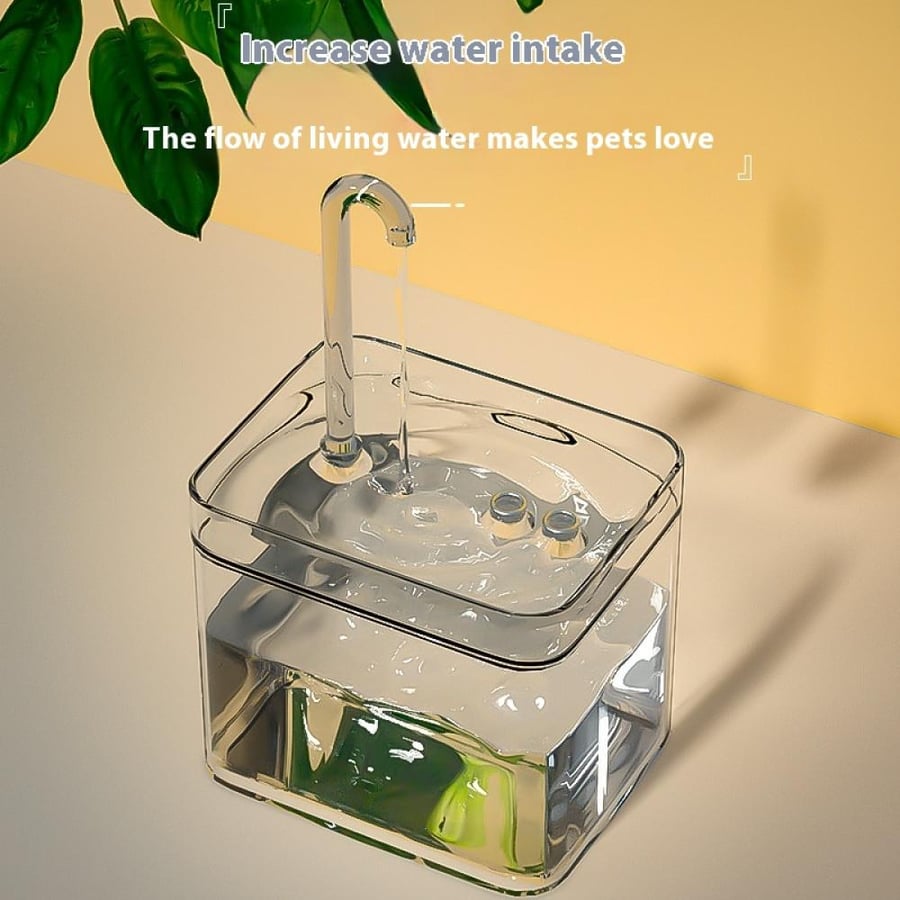 موزع مياه للقطط 1.5 لترater dispenser with 1.5L capacity and PP material 35
