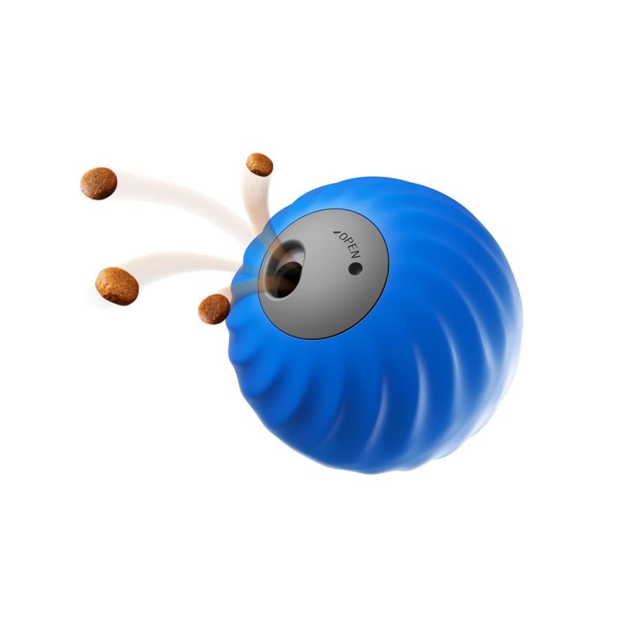 لعبة ذكية كهربائية لتوزيع الطعام أزرقFood drop balls