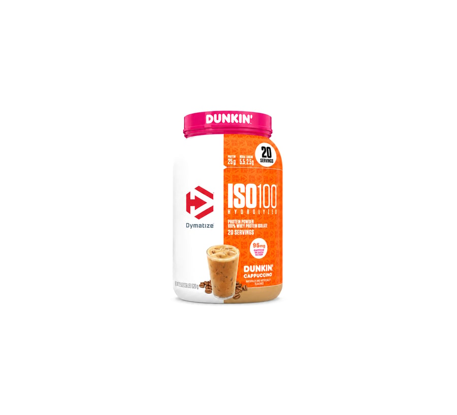 Dymatize ISO 100 - Dunkin Cappuccino 620g - 20 Serving