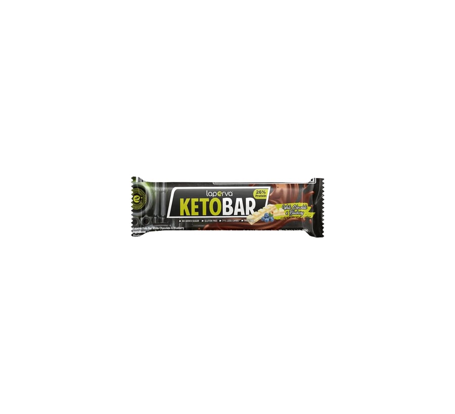 Laperva Keto Bar – White Chocolate & Blueberry – 35 g