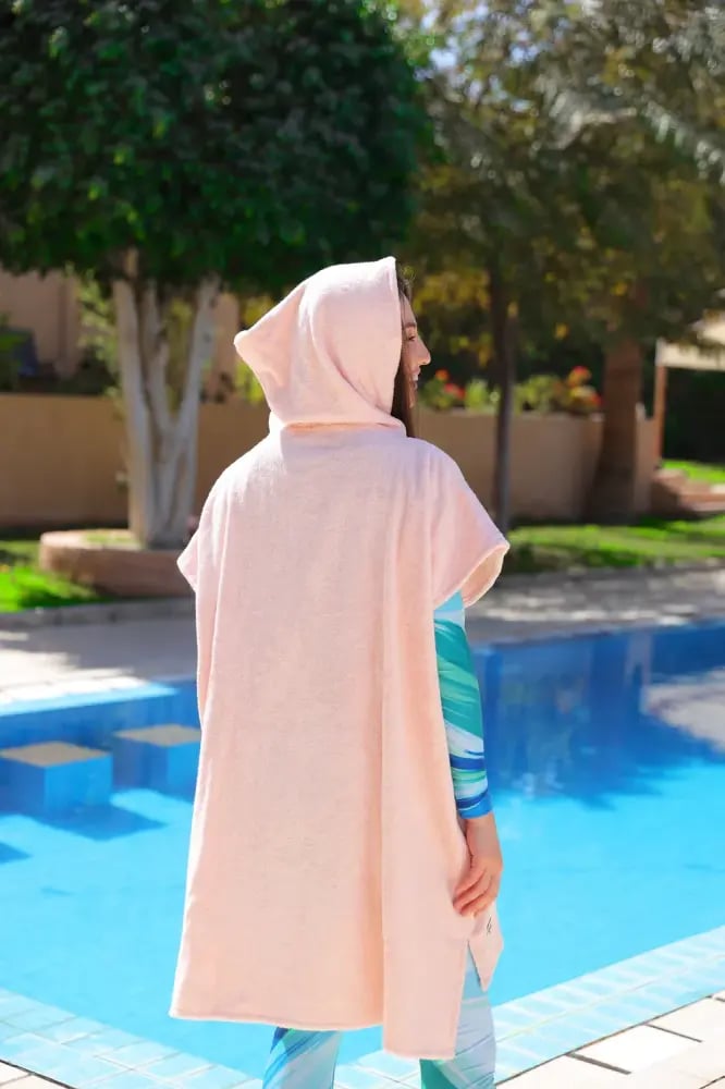 Peach Hoodie Towel