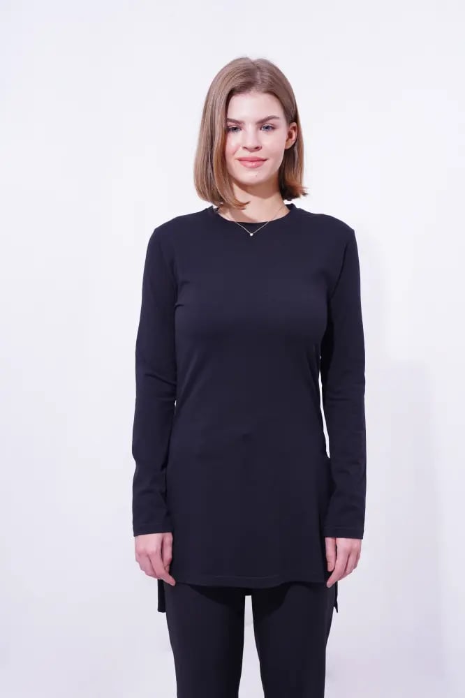 Black Everyday Cotton Top