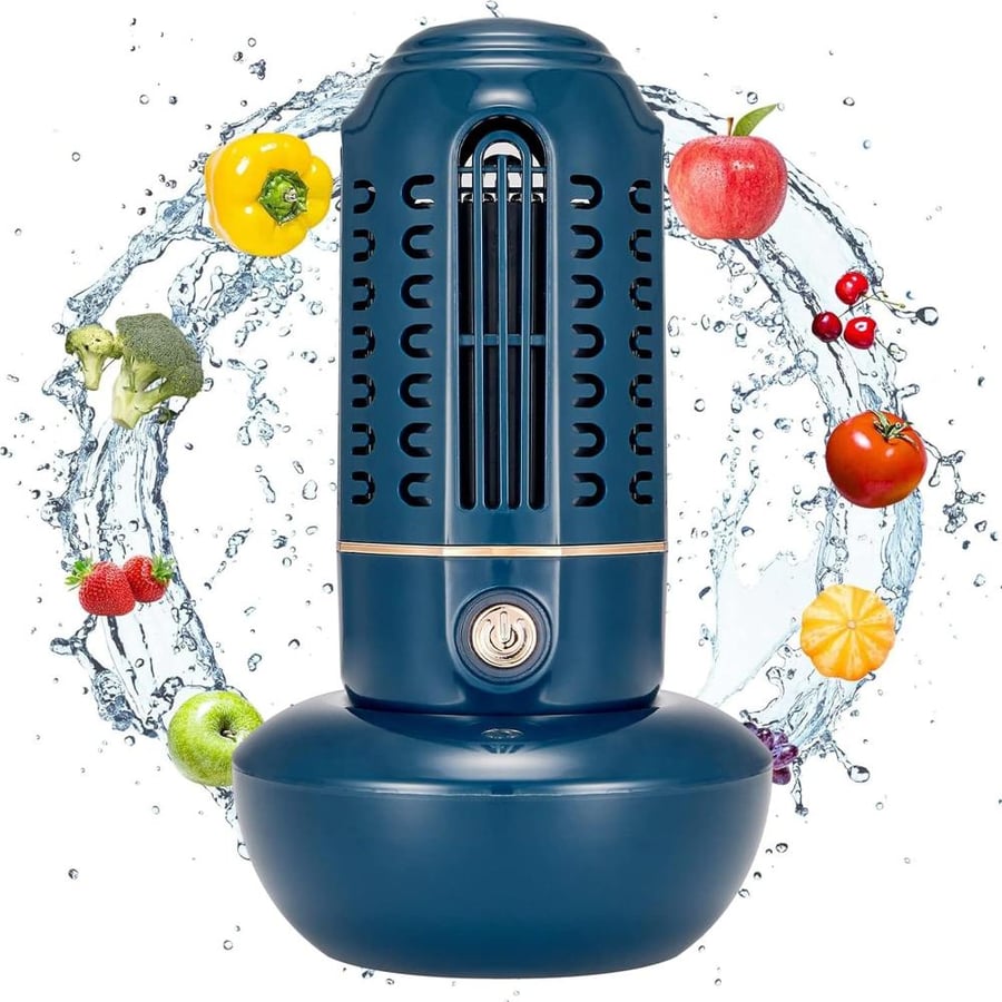 Vegetable and fruit cleaning machine for bacteria