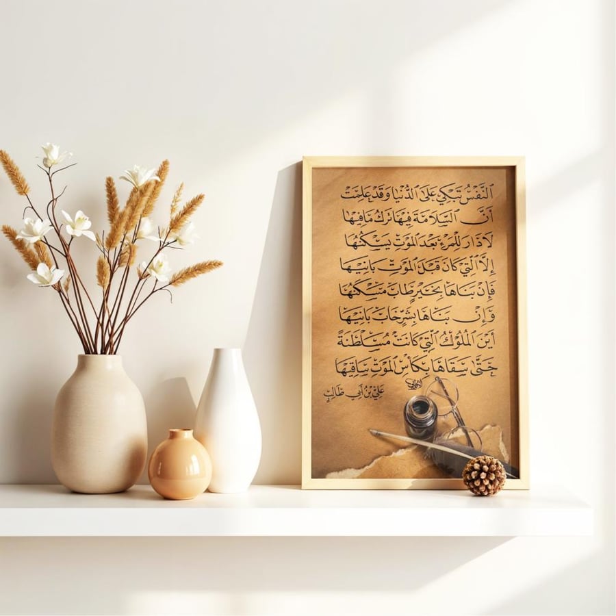 لوحة: النفس تبكي I مقاس 60*40 سم