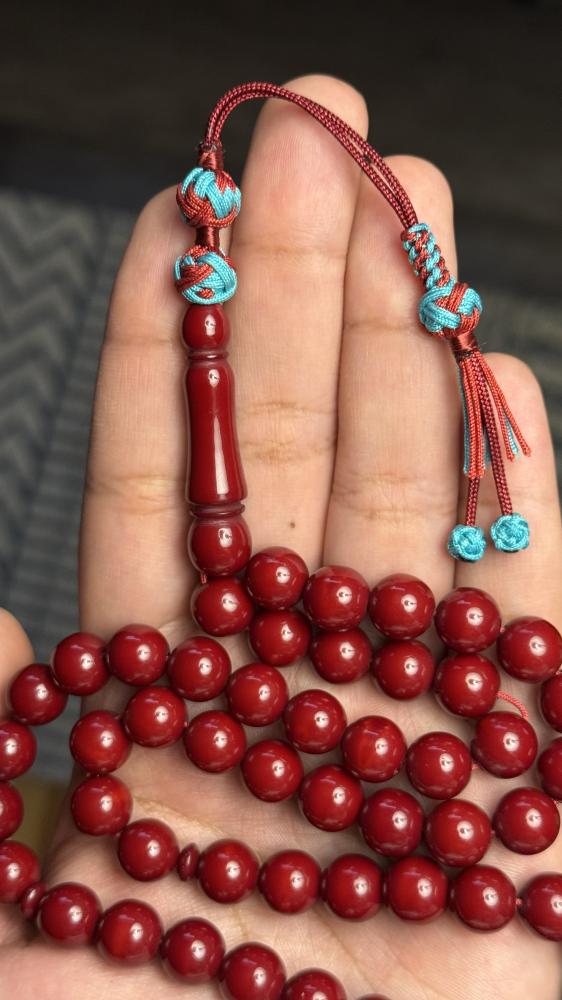 مسباح بكلايت عنابي بكركوشة فاخر