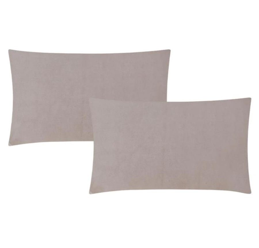 Winter velvet fur bedspread Queen size 6 pieces - Lizaya - Dark beige - Light beige