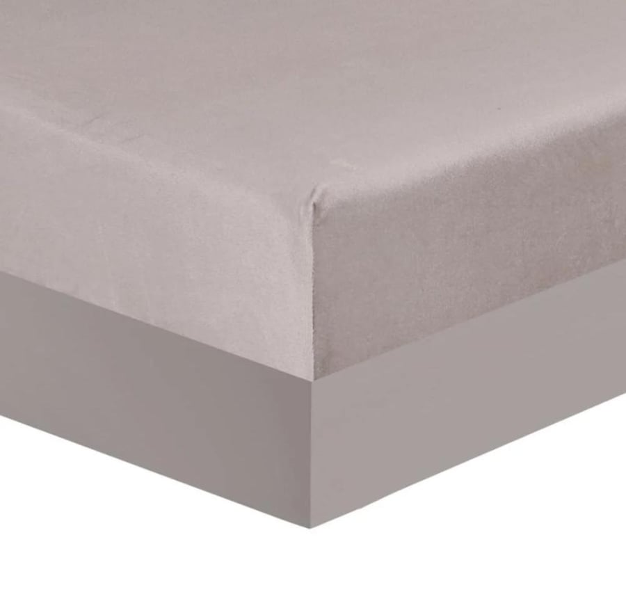 Winter velvet fur bedspread Queen size 6 pieces - Lizaya - Dark beige - Light beige
