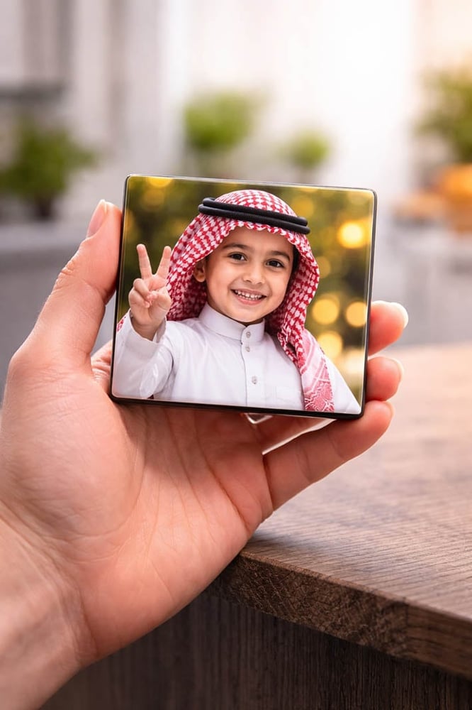 عبدالله كان اول عميل  يطلب صور المغناطيس
